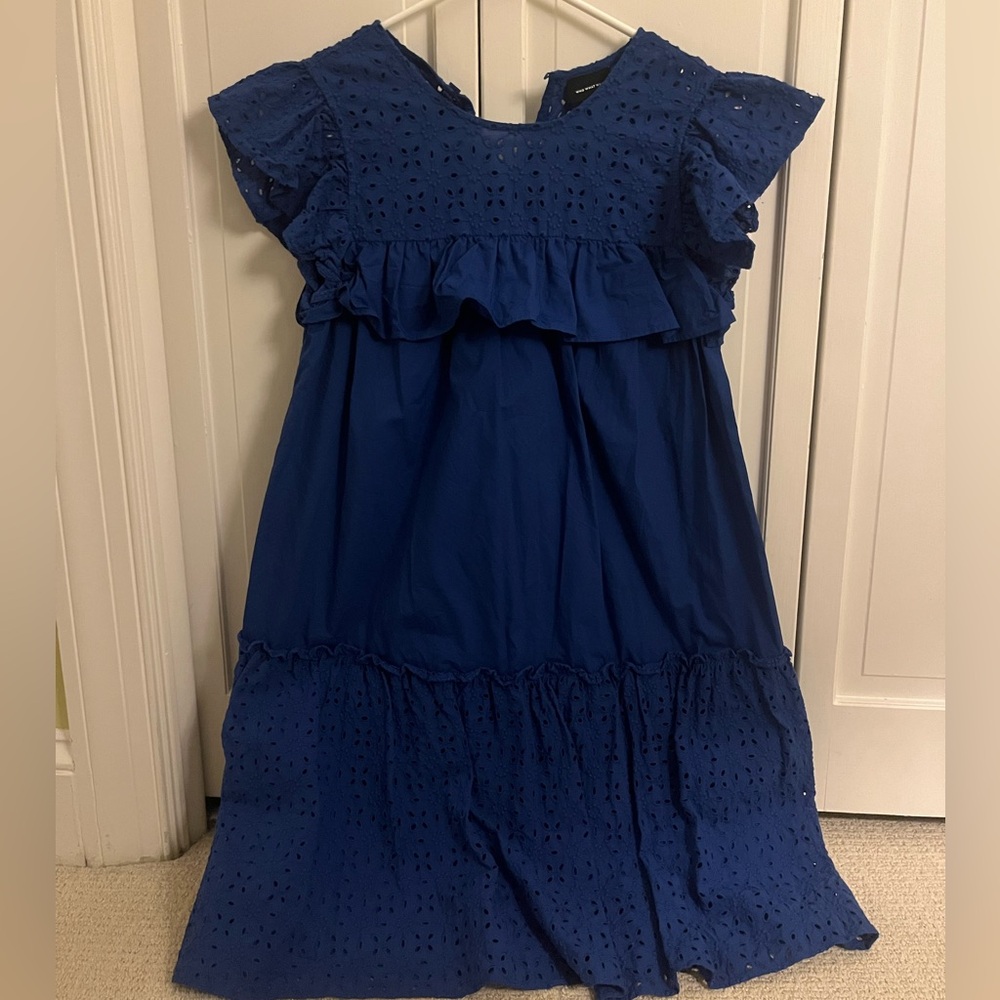 Royal blue mini dress